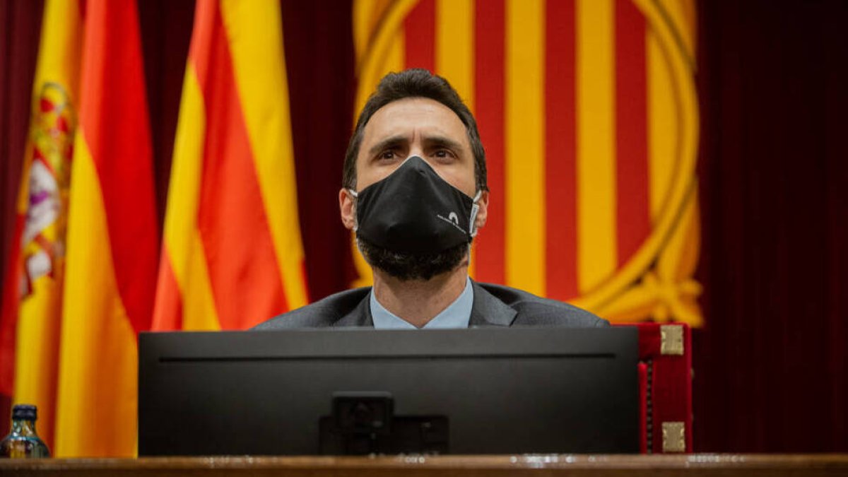 Roger Torrent, presidente del parlamento catalán