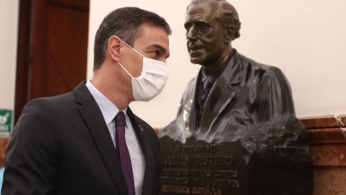 El presidente del Gobierno, Pedro Sánchez