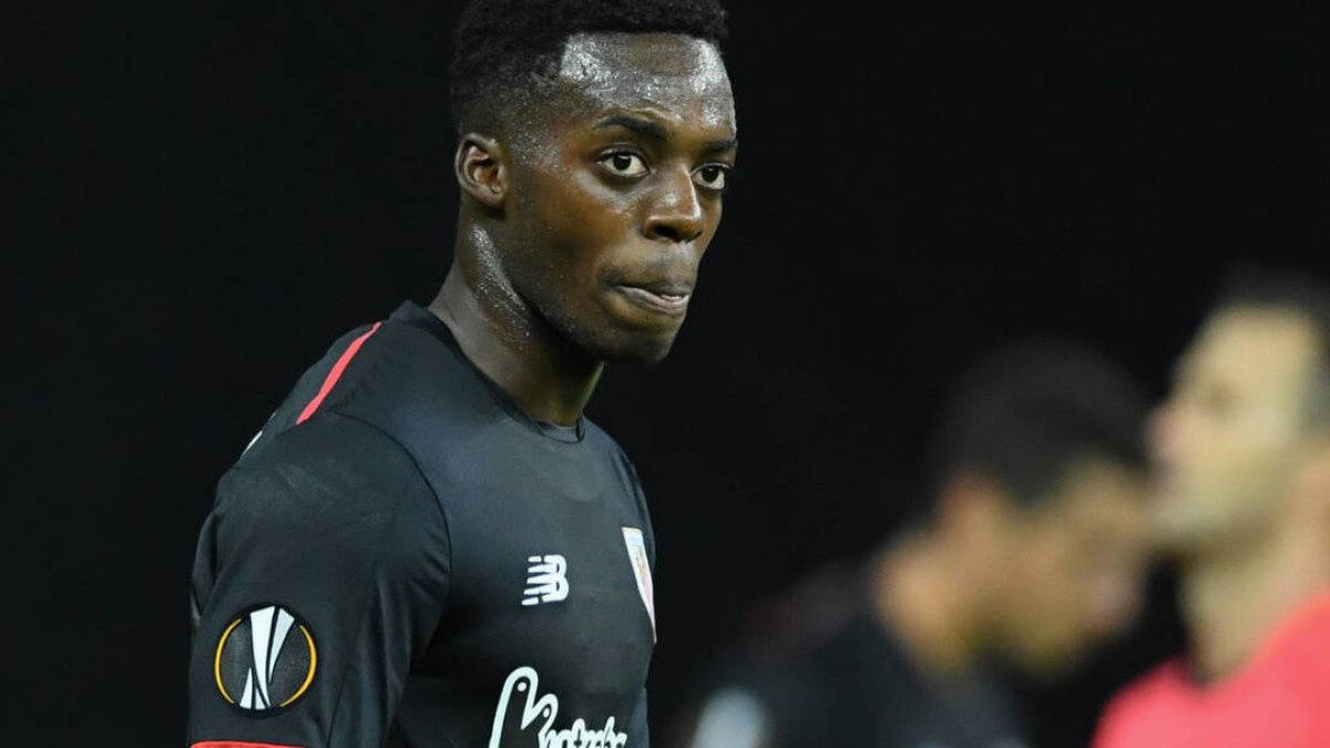 El delantero del Athletic de Bilbao, Iñaki Williams.
