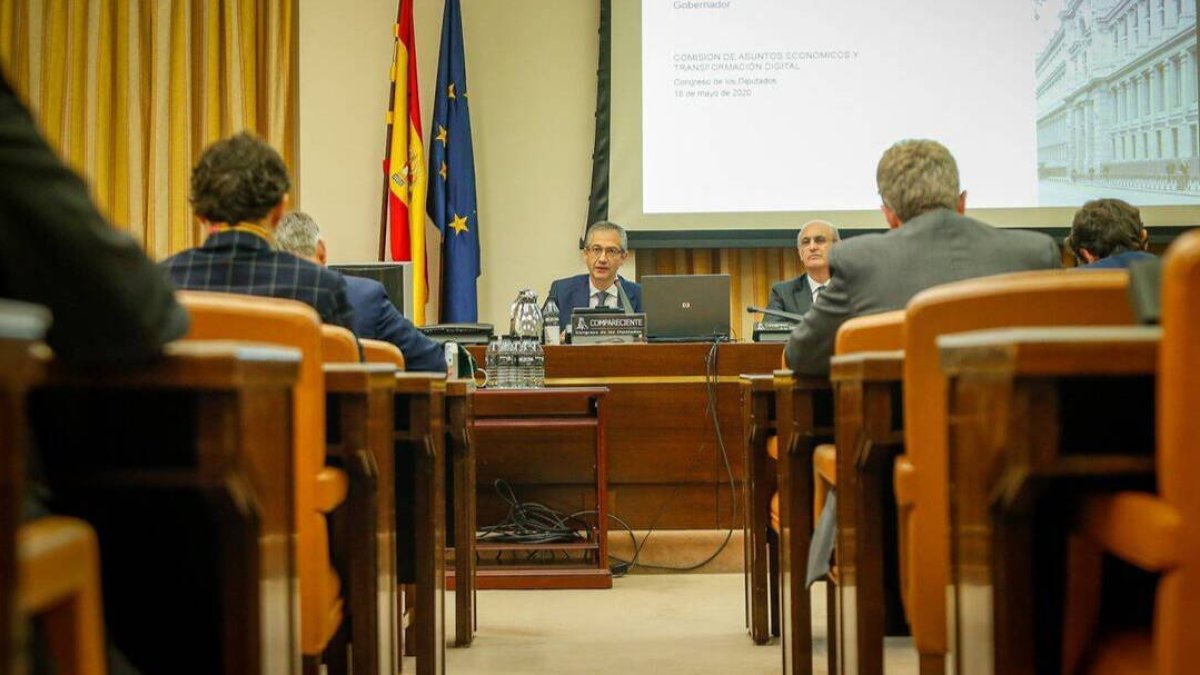 El gobernador del Banco de España, Pablo Hernández de Cos.