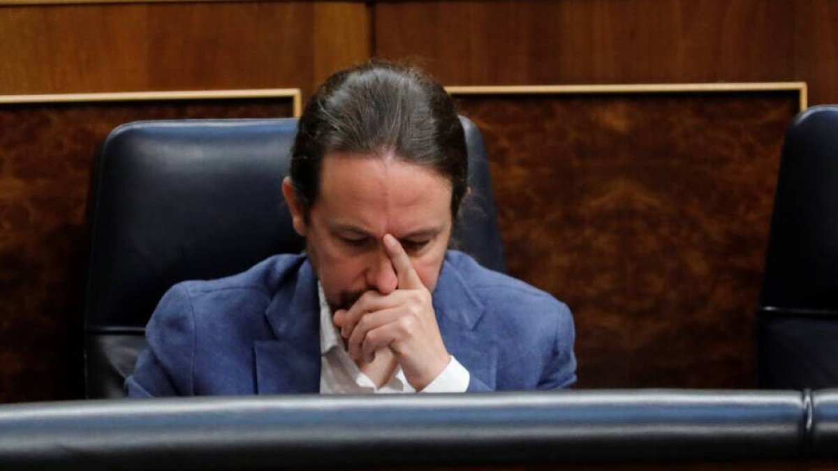 Pablo Iglesias en el Congreso de los Diputados