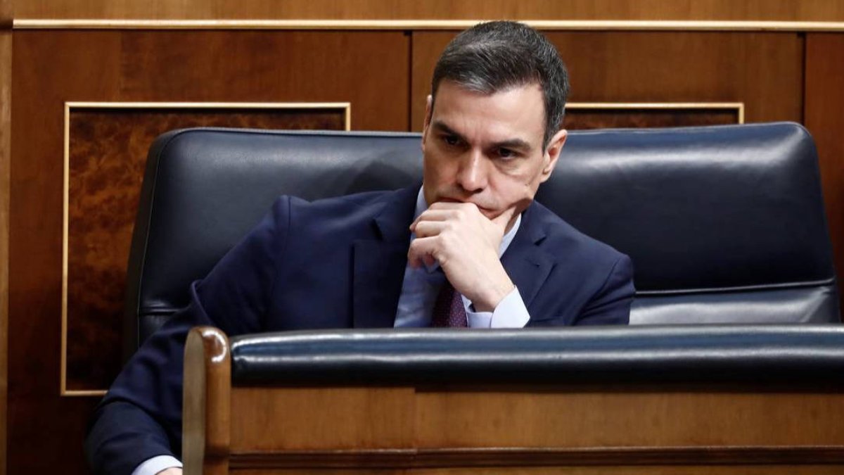 Pedro Sánchez, en el Congreso