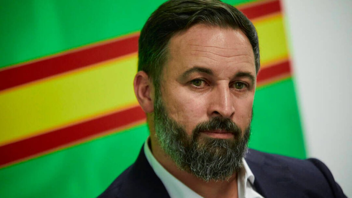 El líder de Vox, Santiago Abascal