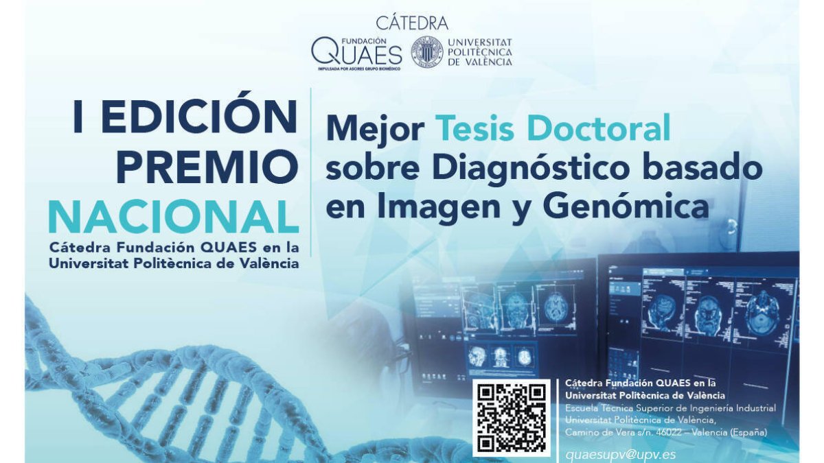 Póster de la convocatoria de la Cátedra Fundación QUAES.