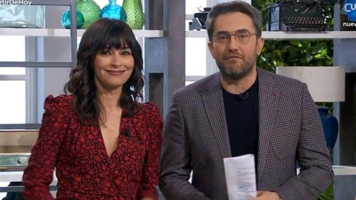 Marta Fernández y Máximo Huerta.