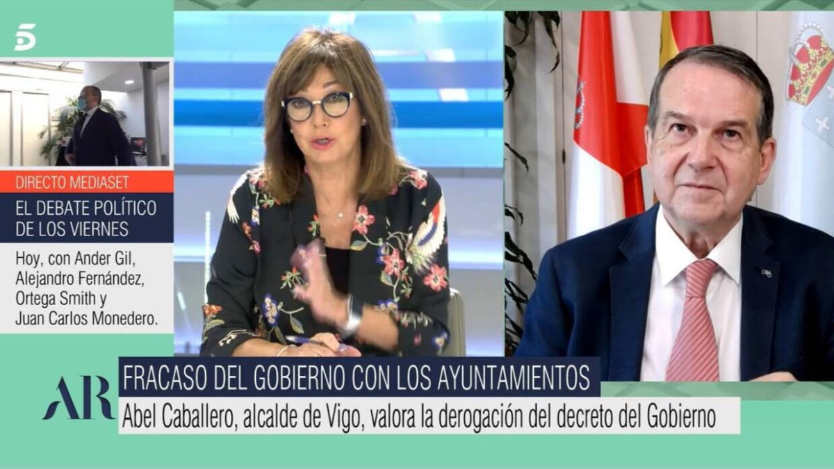 Ana Rosa Quintana entrevista a Abel Caballero