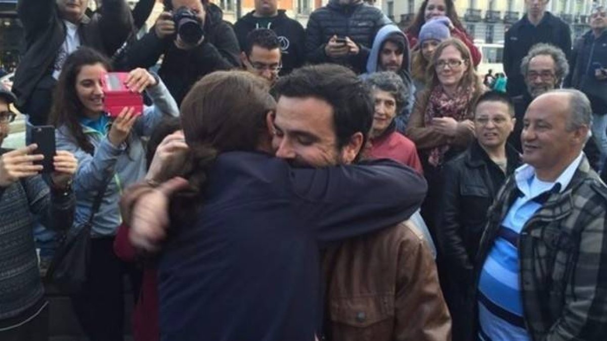 Iglesias y Garzón, en la foto del