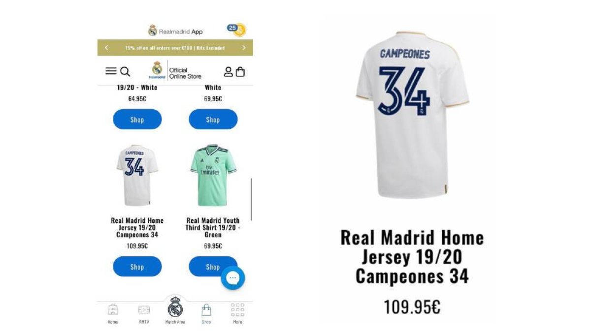 El Real Madrid se cuela y vende la camiseta del oso antes de cazarlo
