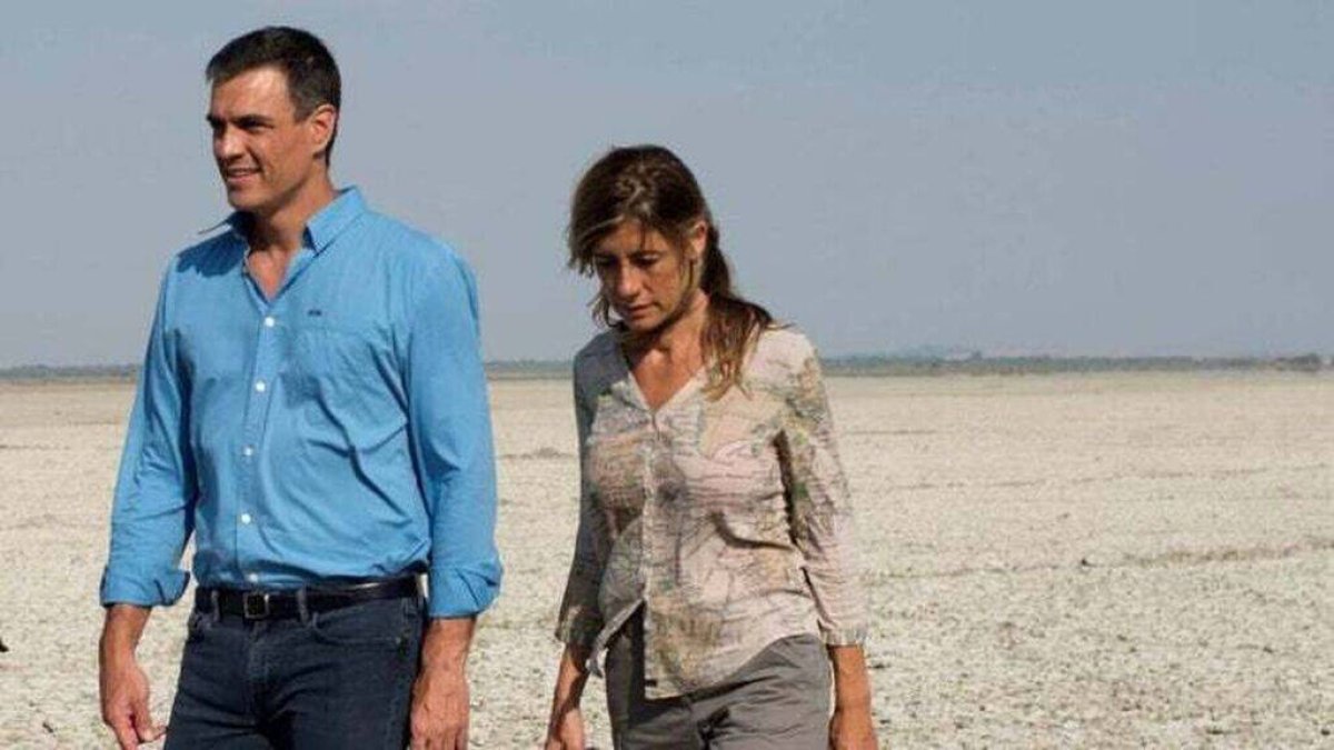 Sánchez y su mujer, Begoña Gómez, hace dos veranos en Doñana