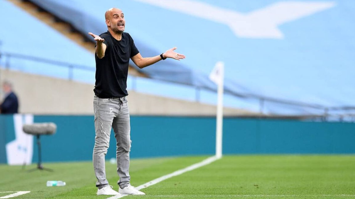 Pep Guardiola, entrenador del Manchester City.