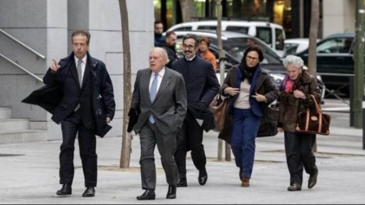 Pujol y su esposa, el día en que fueron a declarar a la Audiencia Nacional.