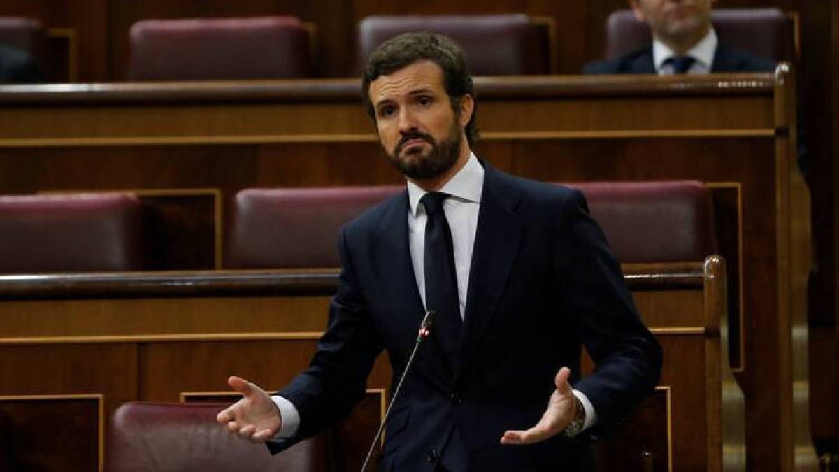 Pablo Casado en el Congreso de los Diputados
