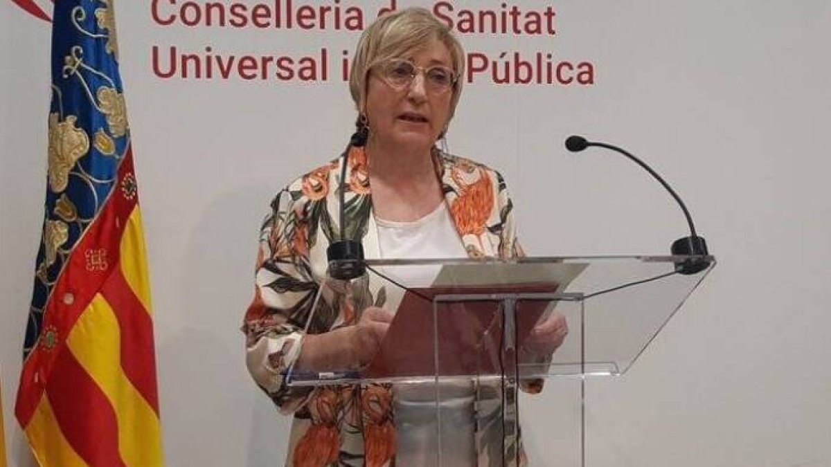 La consellera de Sanitat ha comparecido hoy de manera imprevista para realizar el anuncio.