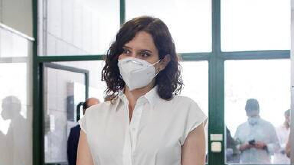 La presidenta de la Comunidad de Madrid, Isabel Díaz Ayuso