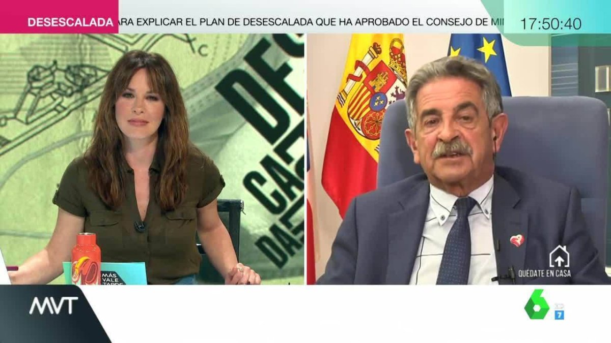Mamen Mendizábal y Miguel Ángel Revilla en