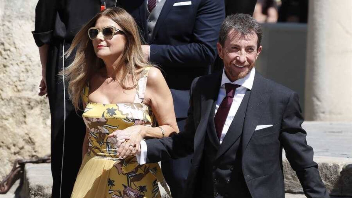 Pablo Motos con su esposa, Laura Llopis