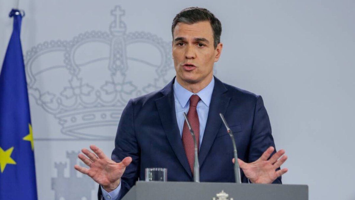 Pedro Sánchez, en una de sus comparecencias recientes