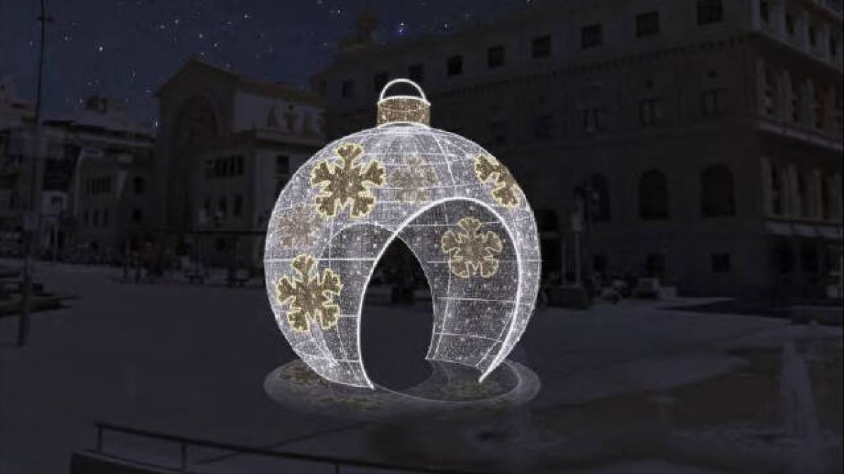 Una bola gigante transitable será instalada en la Plaza de la Montañeta