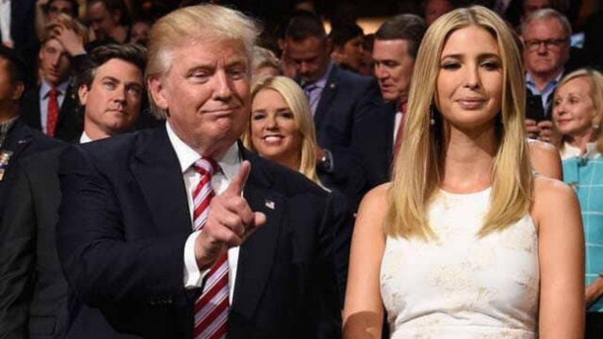 Donald e Ivanka Trump