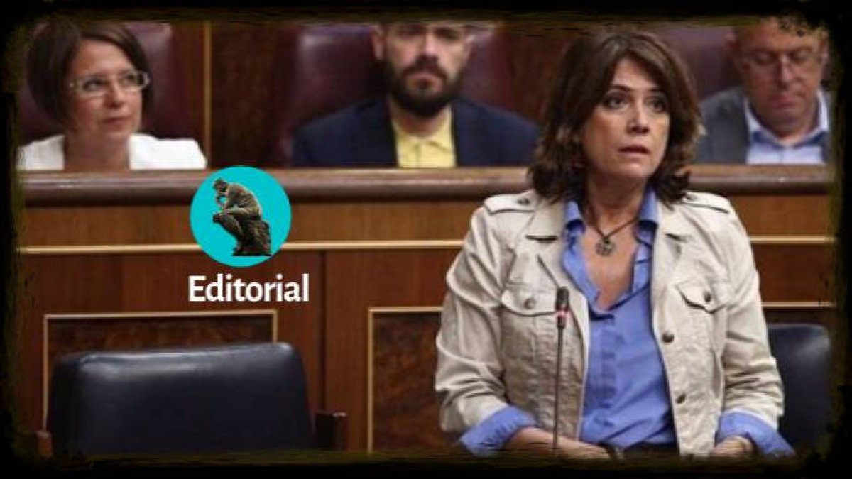Dolores Delgado, cuando estaba en el Gobierno de Sánchez