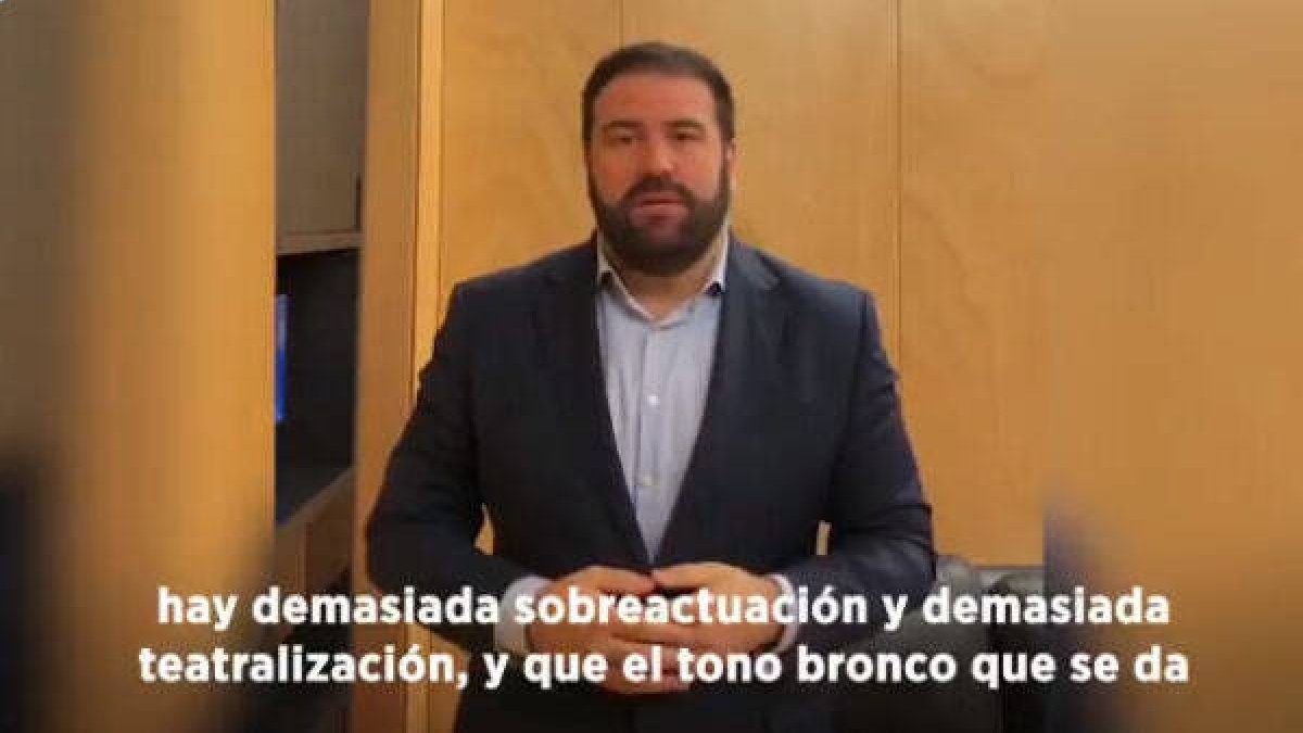 El diputado de Bildu Jon Iñarritu en la grabación.