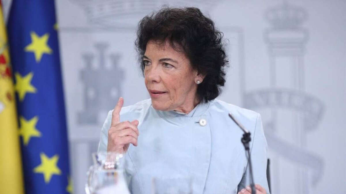 ´La ministra de Educación, Isabel Celáa