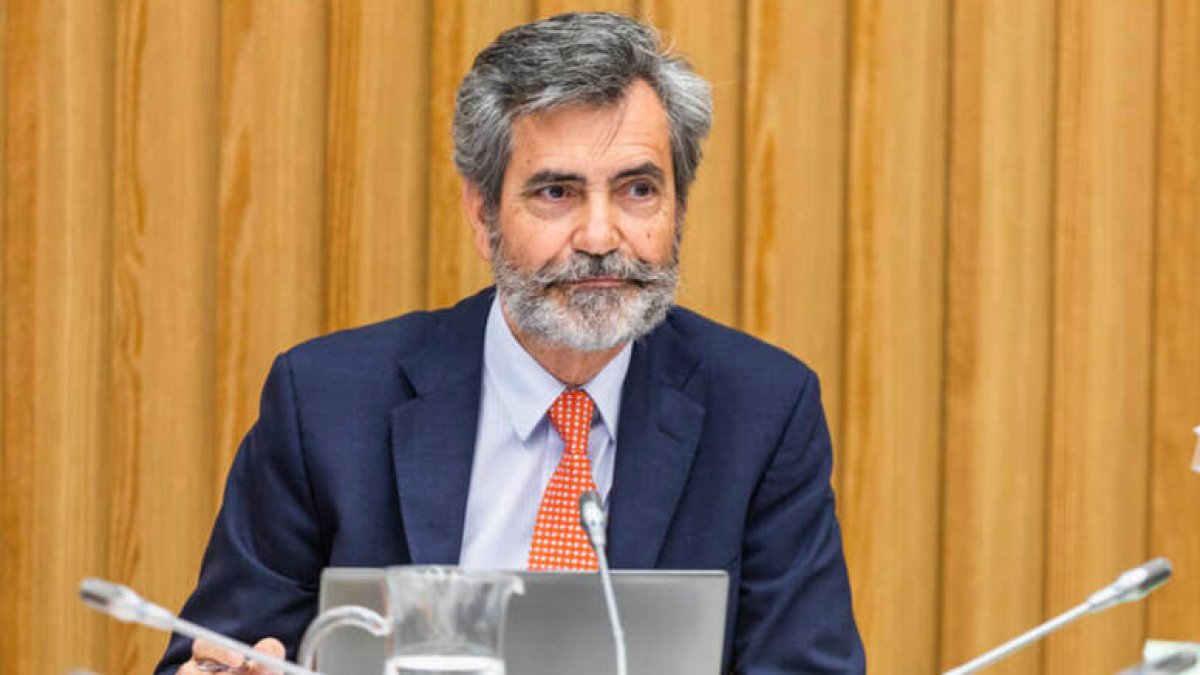 El presidente del Consejo General del Poder Judicial y del Tribunal Supremo, Carlos Lesmes