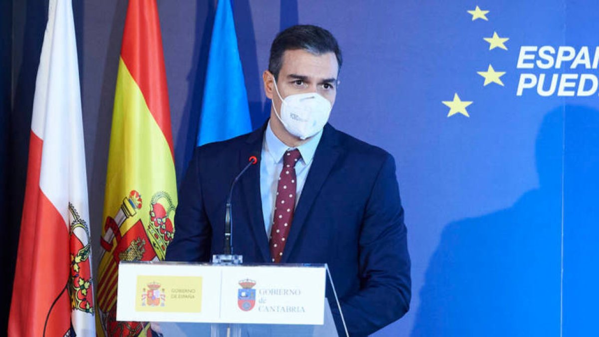 El presidente del Gobierno, Pedro Sánchez