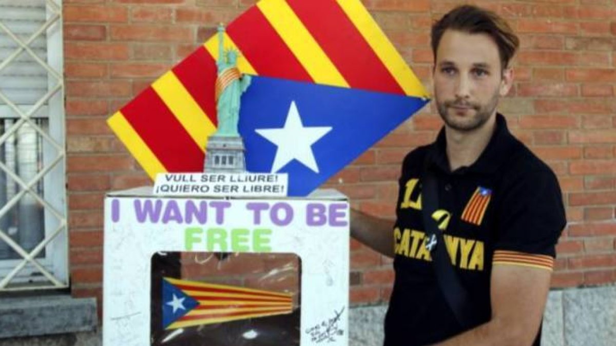 Albert Donaire, el líder de los Mossos independentistas.
