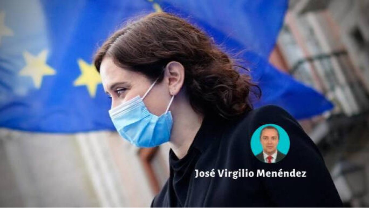 Isabel Díaz Ayuso, durante la pandemia
