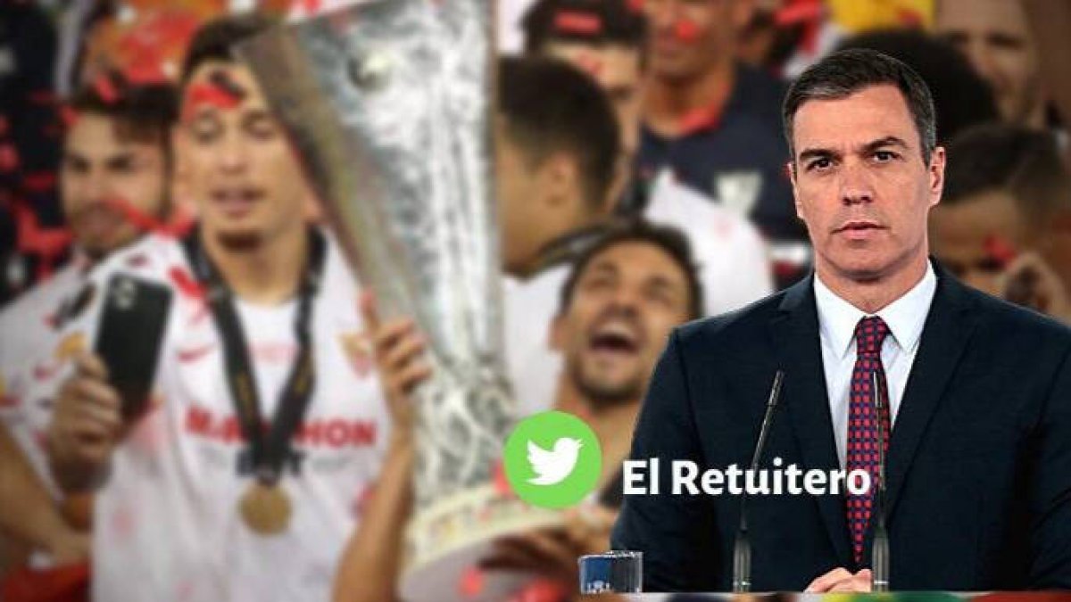 Lluvia de palos a Pedro Sánchez por subirse al carro de la victoria del Sevilla