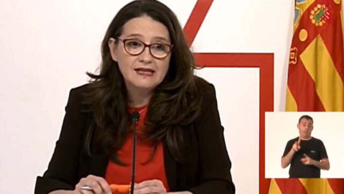 Mónica Oltra, portavoz del Consell y consellera de Igualdad