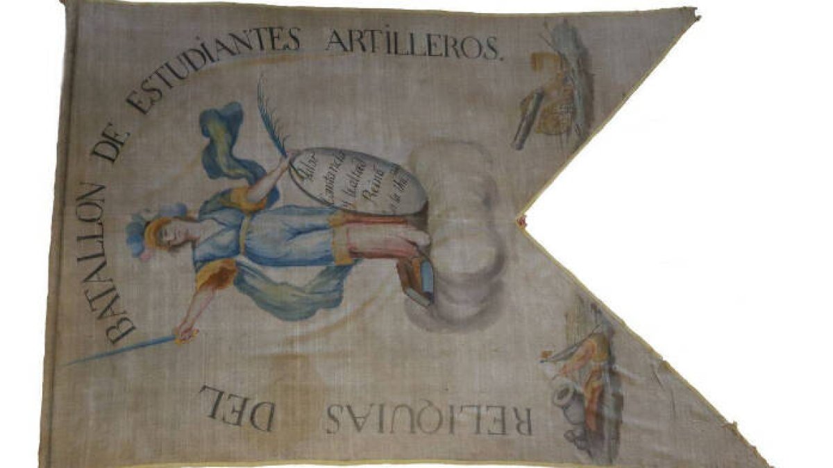 Bandera del Batallón de Estudiantes Artilleros