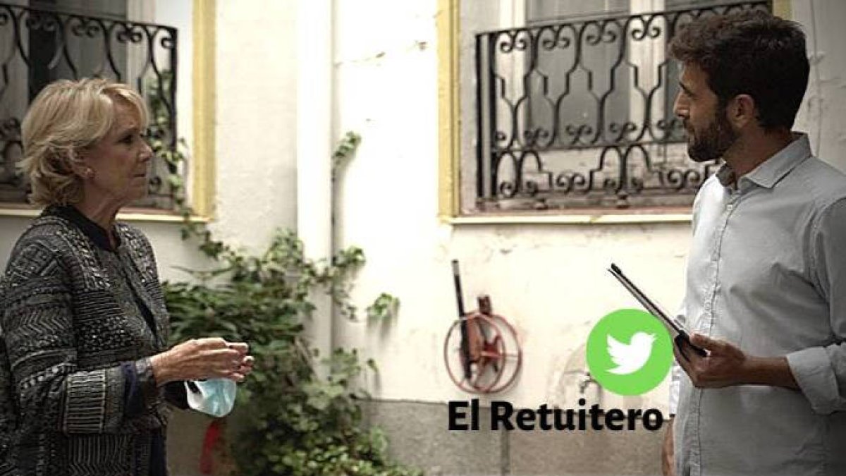 Esperanza Aguirre, con Gonzo