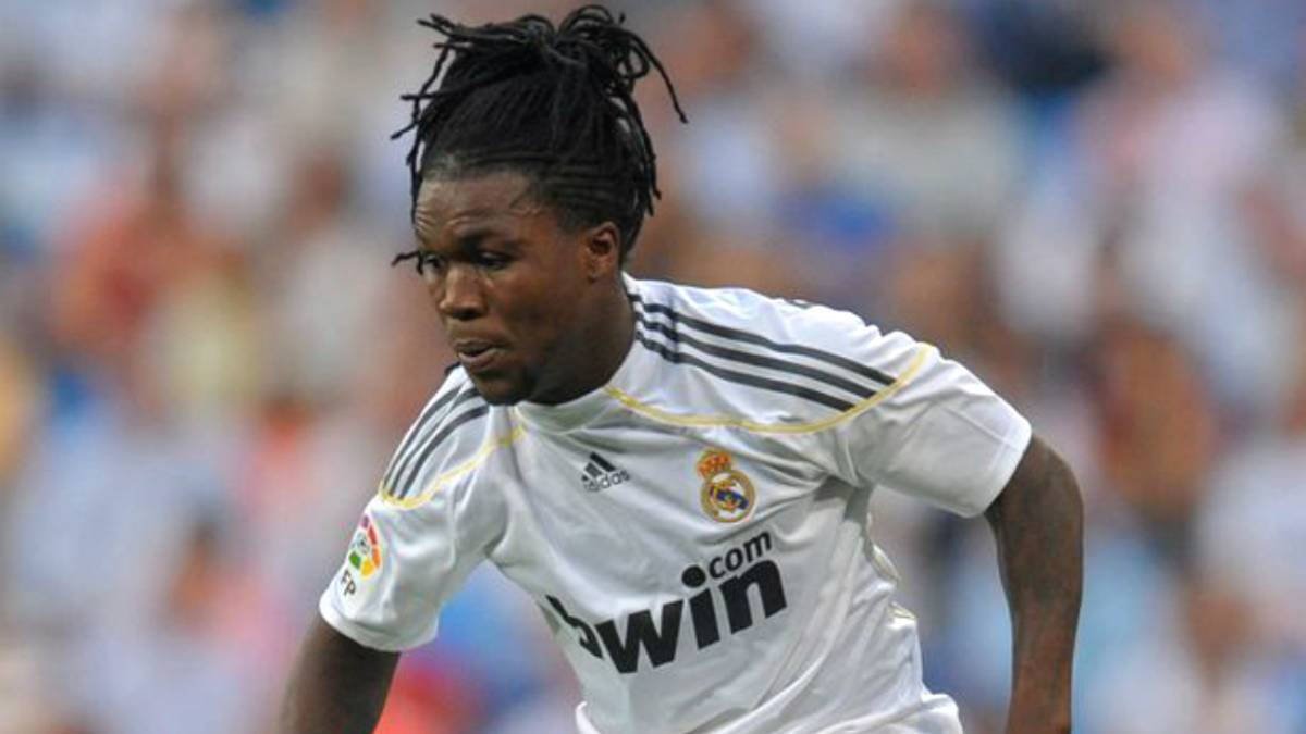 Drenthe, cuando vestía la camiseta del Real Madrid.
