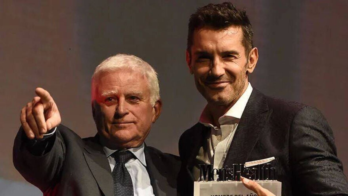 Paolo Vasile y Jesús Vázquez.