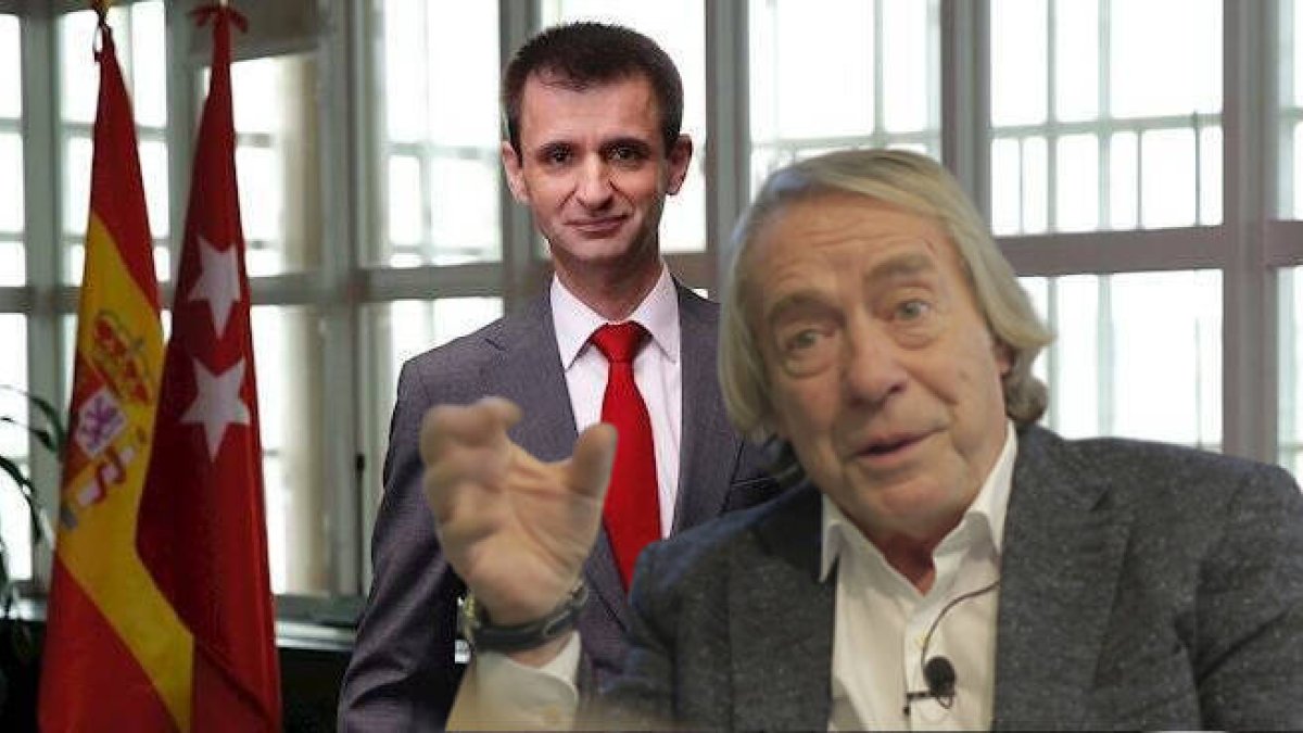 El director de Telemadrid, José Pablo López y Tacho de la Calle