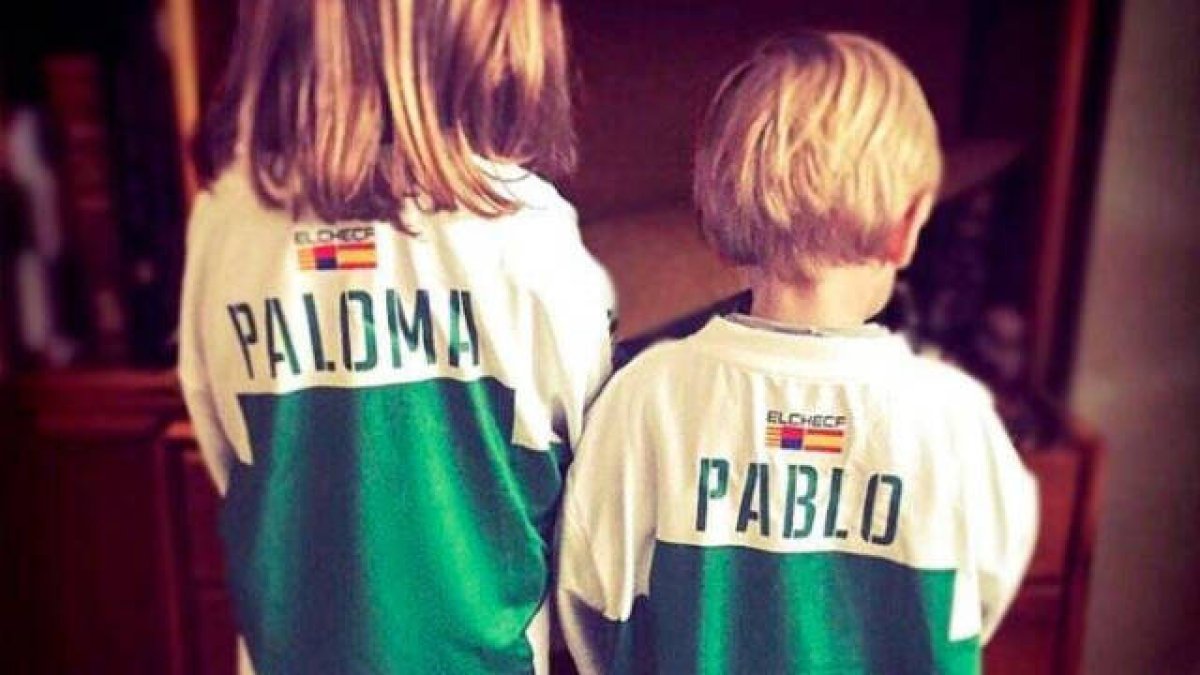 Pablo y Paloma, hijos de Pablo Casado