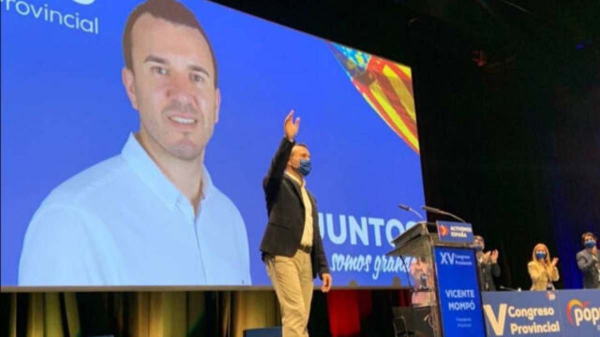 Vicente Mompó es elegido presidente provincial del PP de Valencia con el 98,4%