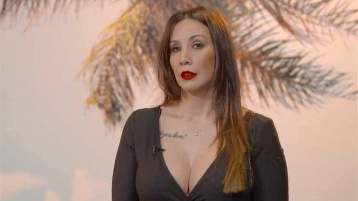 Fani Carbajo, en su presentación en La isla de las Tentaciones'