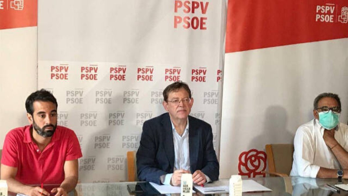 Puig con José Muñoz y Manolo Mata.