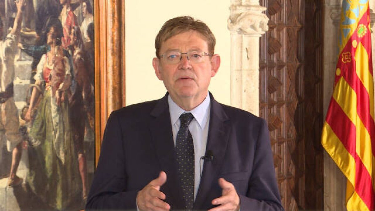 El presidente de la Generalitat durante su declaración