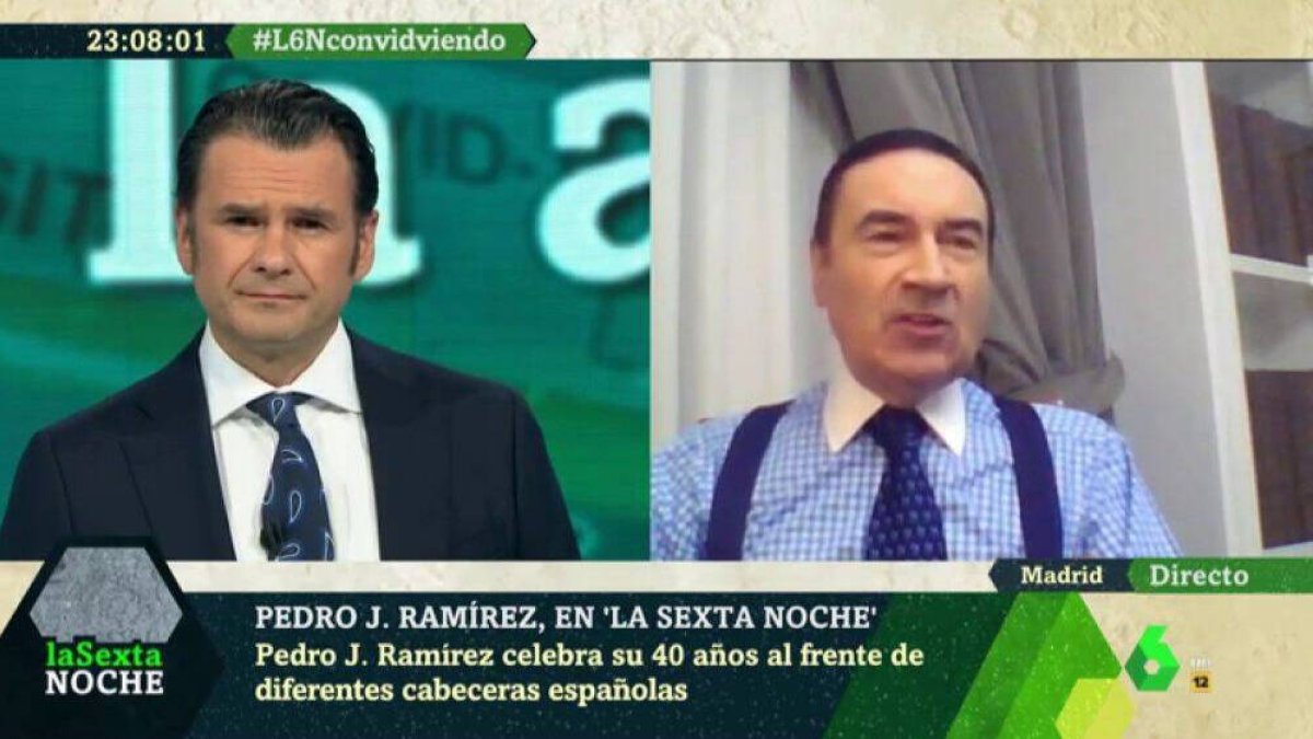 Pedrojota Ramírez, en La Sexta Noche con Iñaki López