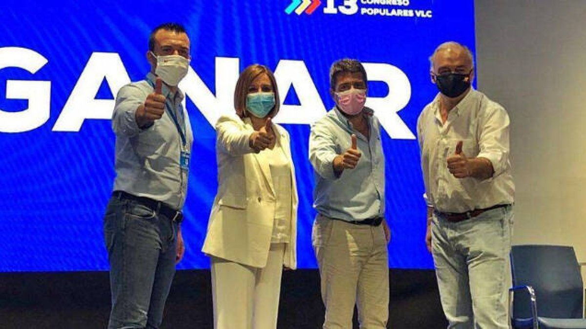 Catalá con Mazón en el pasado congreso del PP de Valencia