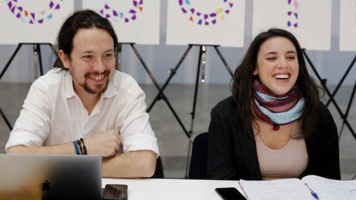 Pablo Iglesias e Irene Montero