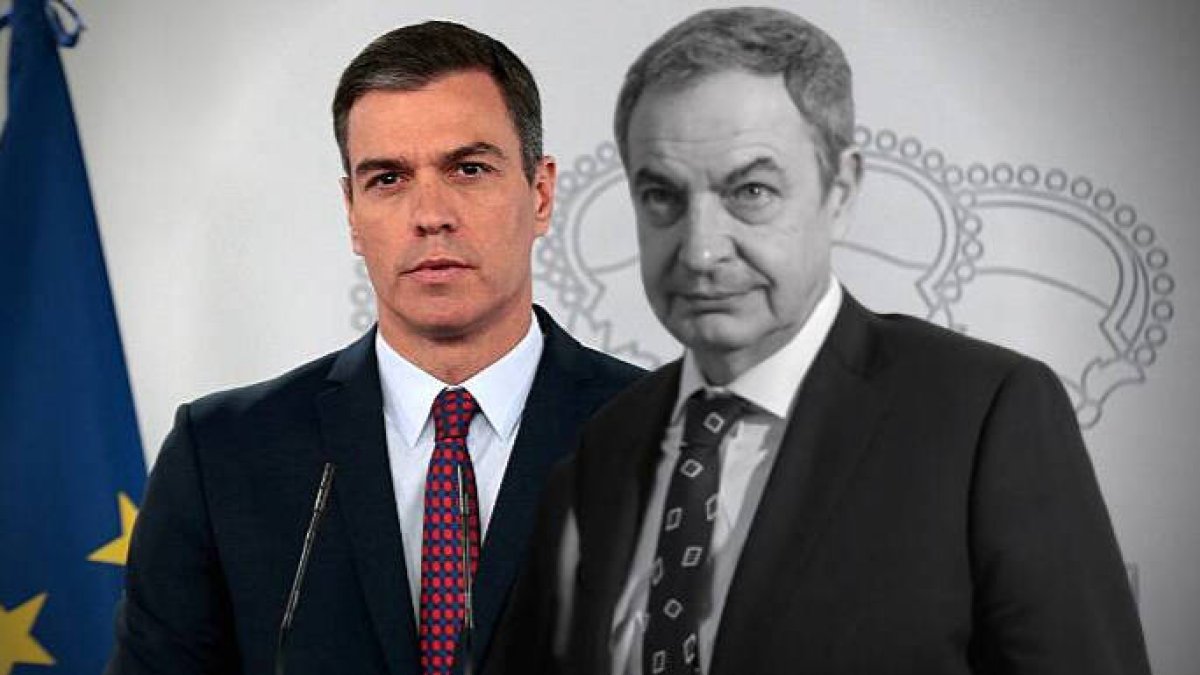 Pedro Sánchez y Zapatero
