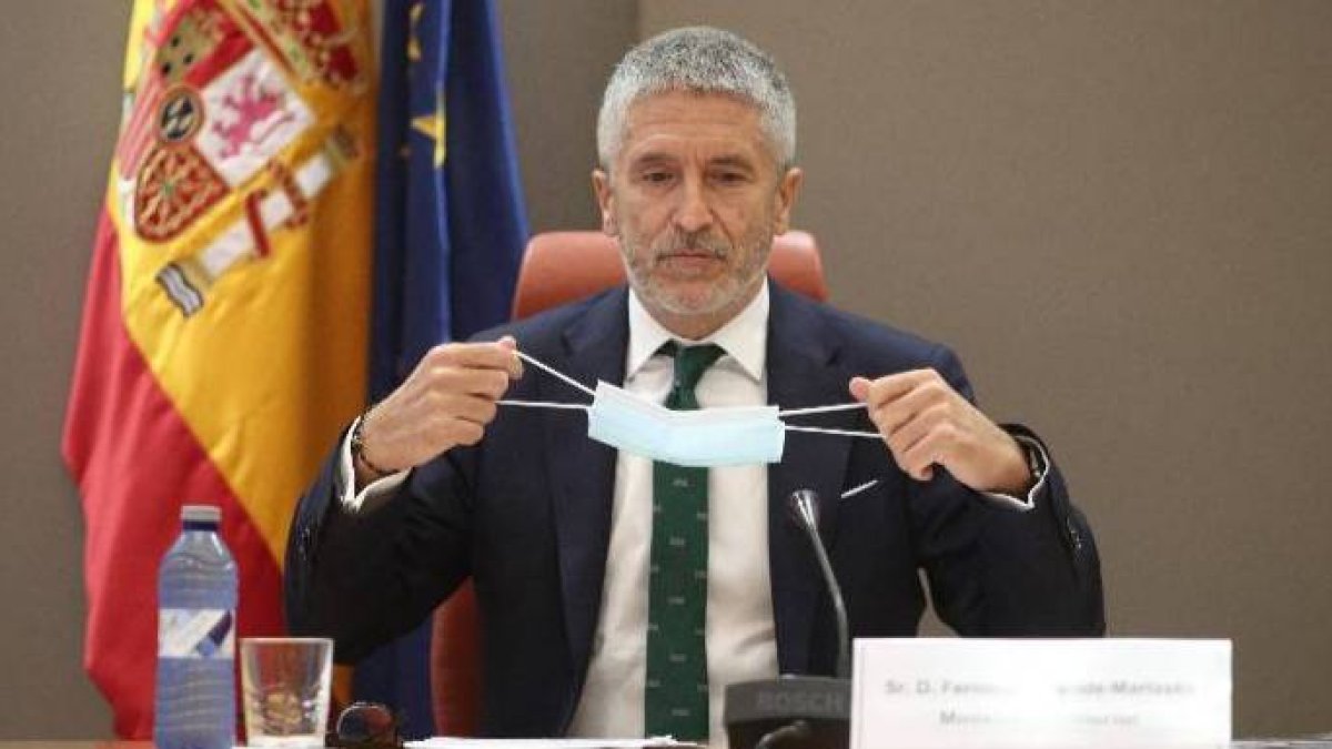 El ministro del Interior, este lunes en un acto de la DGT.