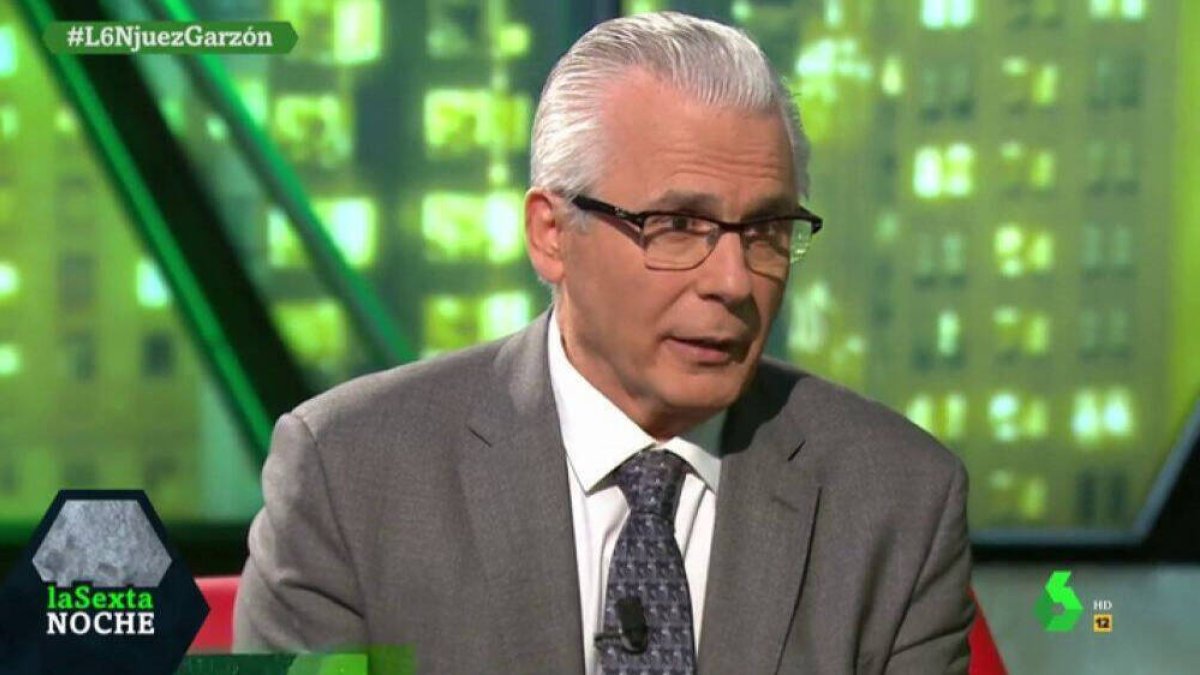 Baltasar Garzón en La Sexta Noche