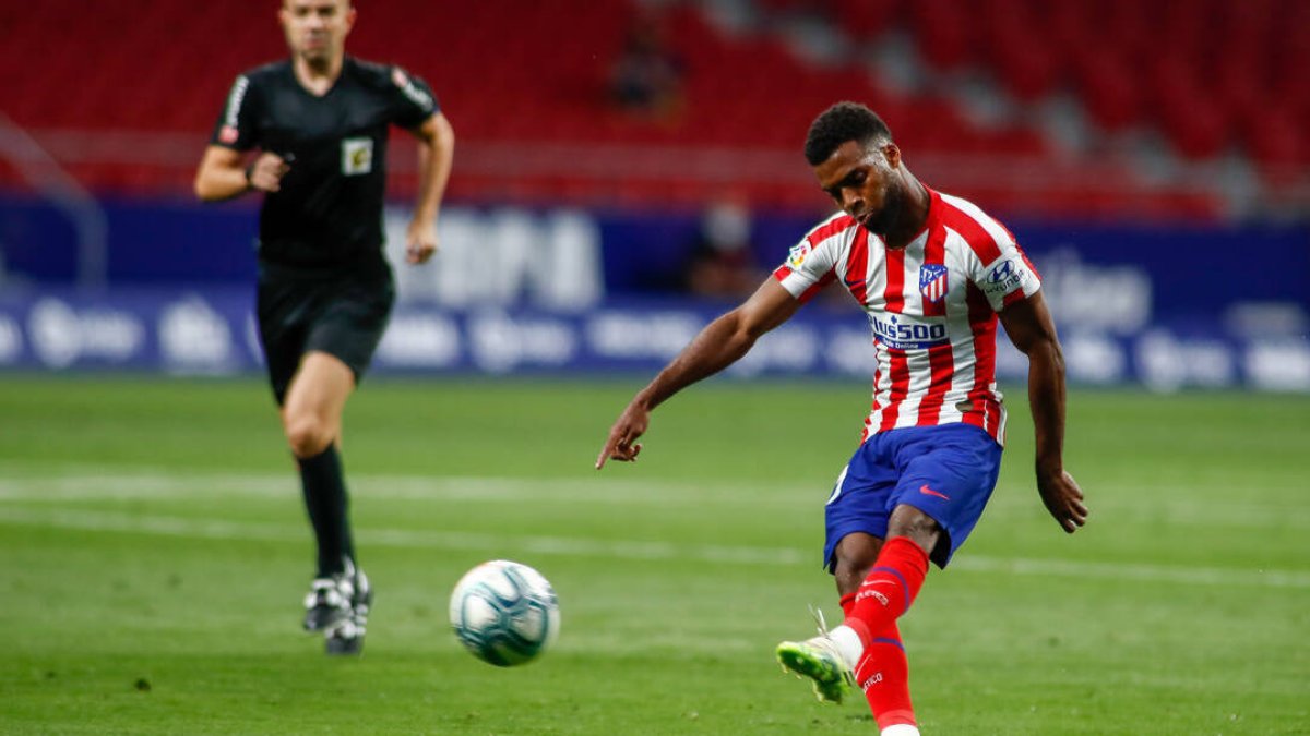 Lemar, en un encuentro de la recién terminada temporada.