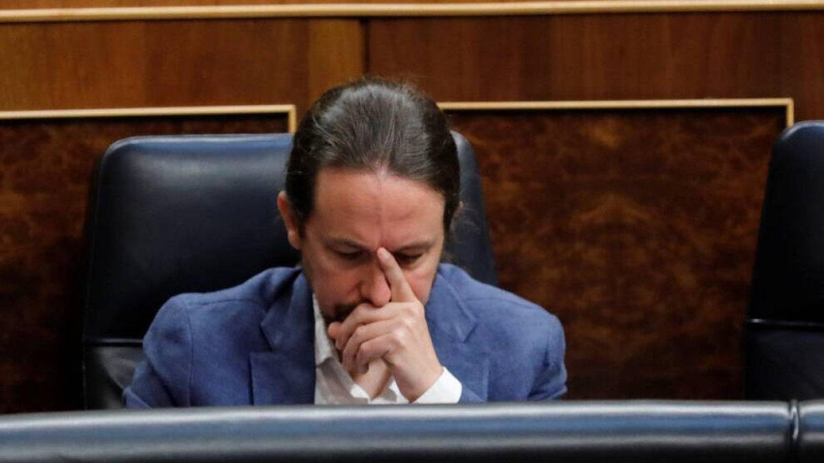 Pablo Iglesias en el Congreso de los Diputados